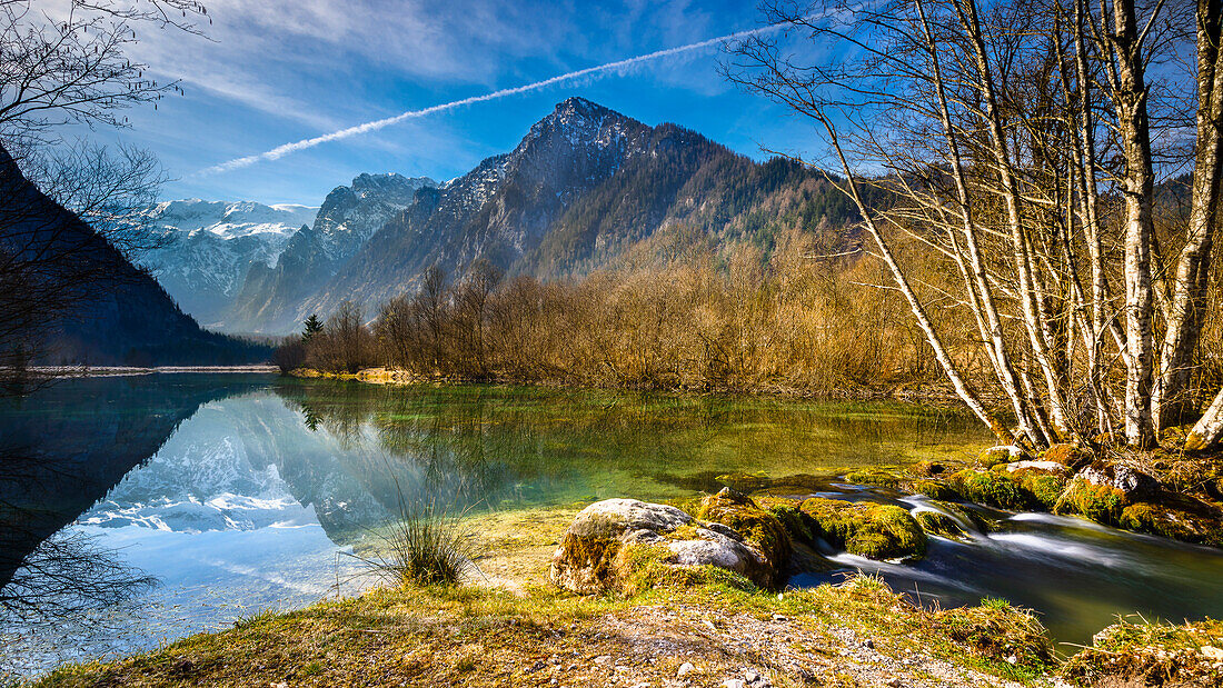 Lake Brunnsee, Wildalpen, Carinthia, Austria