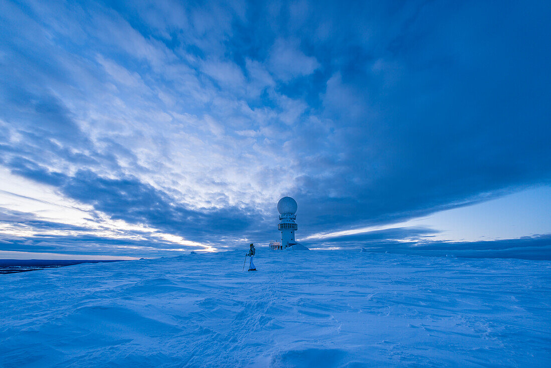 Observatorium auf dem Ukko-Luosto Fjell, Luosto, finnisch Lappland