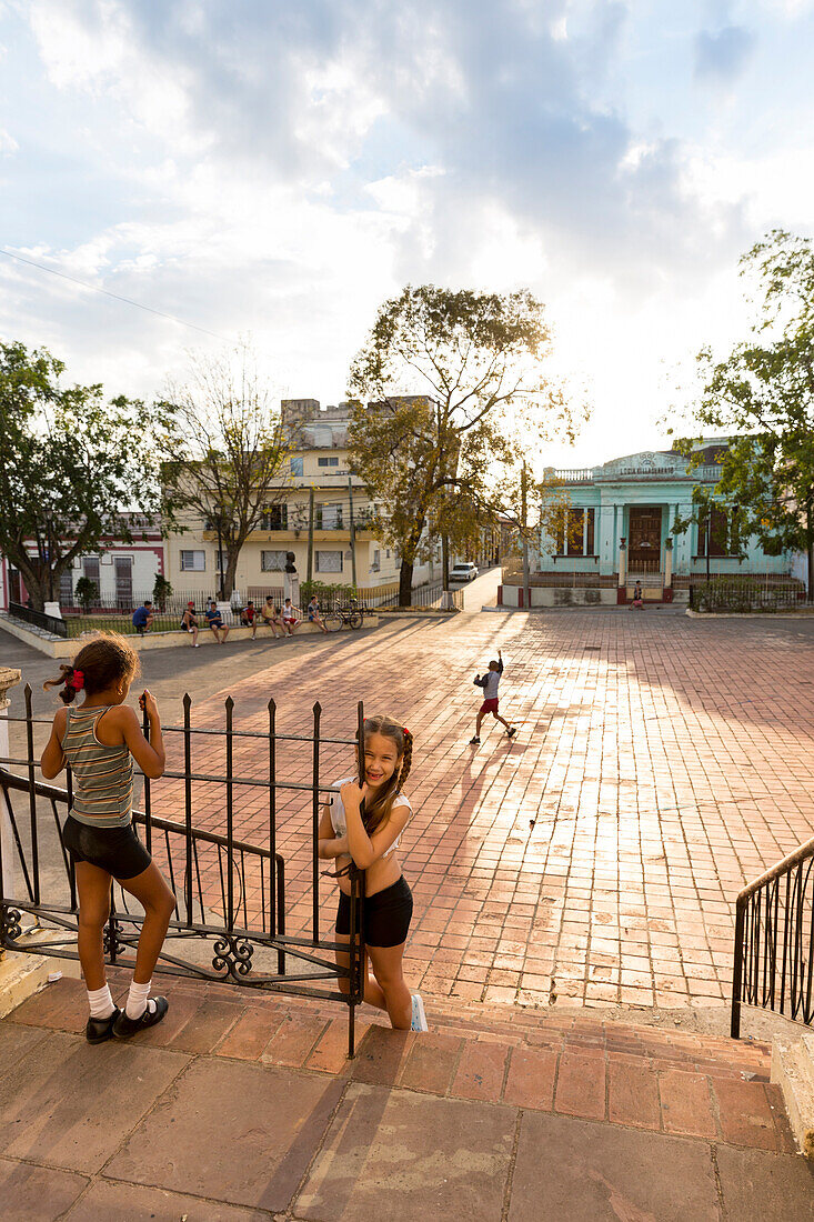 Roman Catholic Church El Carmen, colonial town, Santa Clara, family travel to Cuba, parental leave, holiday, time-out, adventure, Santa Clara, province Villa Clara, Cuba, Caribbean island