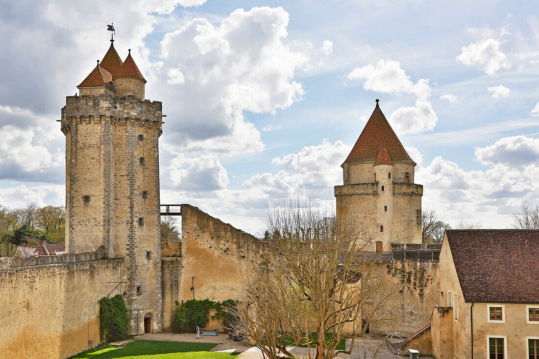 Seine et Marne, Blandy les Tours, castle, tower of the guards and dungeon.