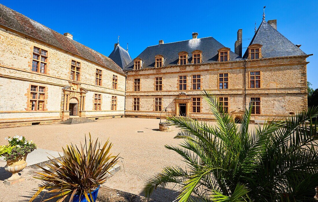 Castle of Cormatin, Saone-et-Loire Department, Burgundy Region, Maconnais Area, France, Europe