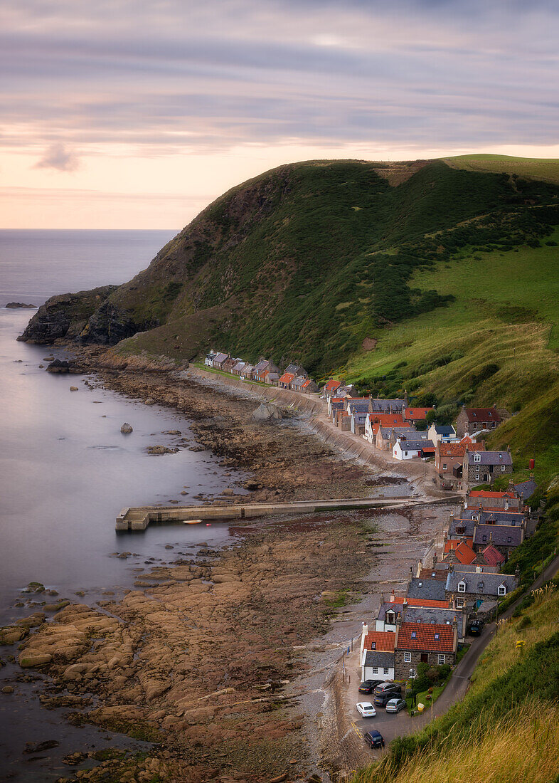 Crovie coastal village, Aberdeenshire, Scotland, United Kingdom, Europe