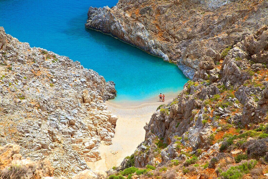 Seitan Limania Beach, Akrotiri, Crete, Greek Islands, Greece, Europe