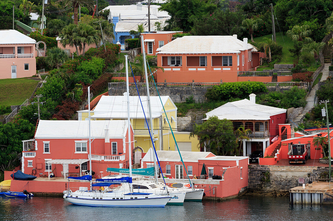 Architecture in Paget Parish, Bermuda, Atlantic, Central America