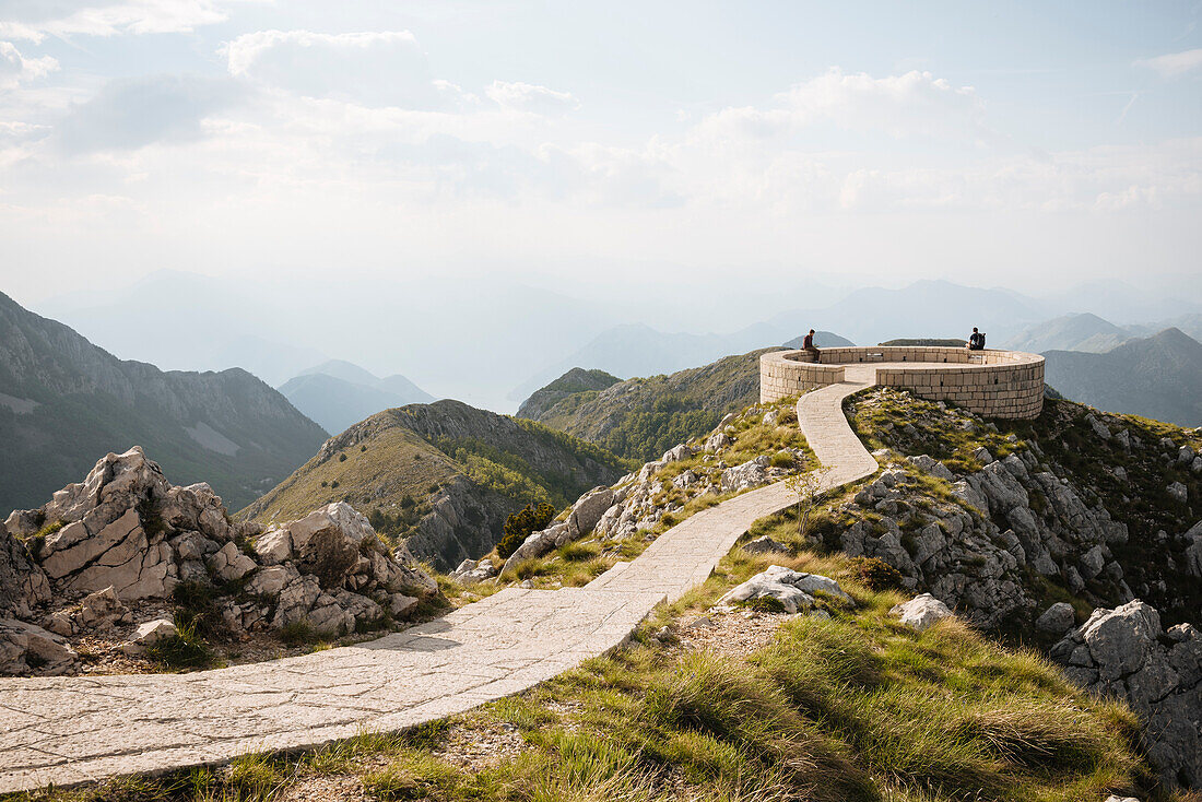 View from Njegos Mausoleum, Lovcen National Park, Montenegro, Europe