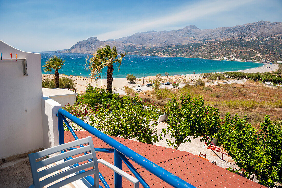 Coastal landscape with sea view, Plakias, Crete, Greece, Europe