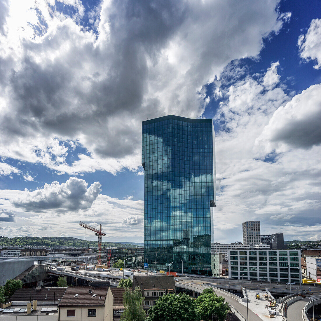 Prime Tower, skycraper, Kreis5,  Zurich, Switzerland