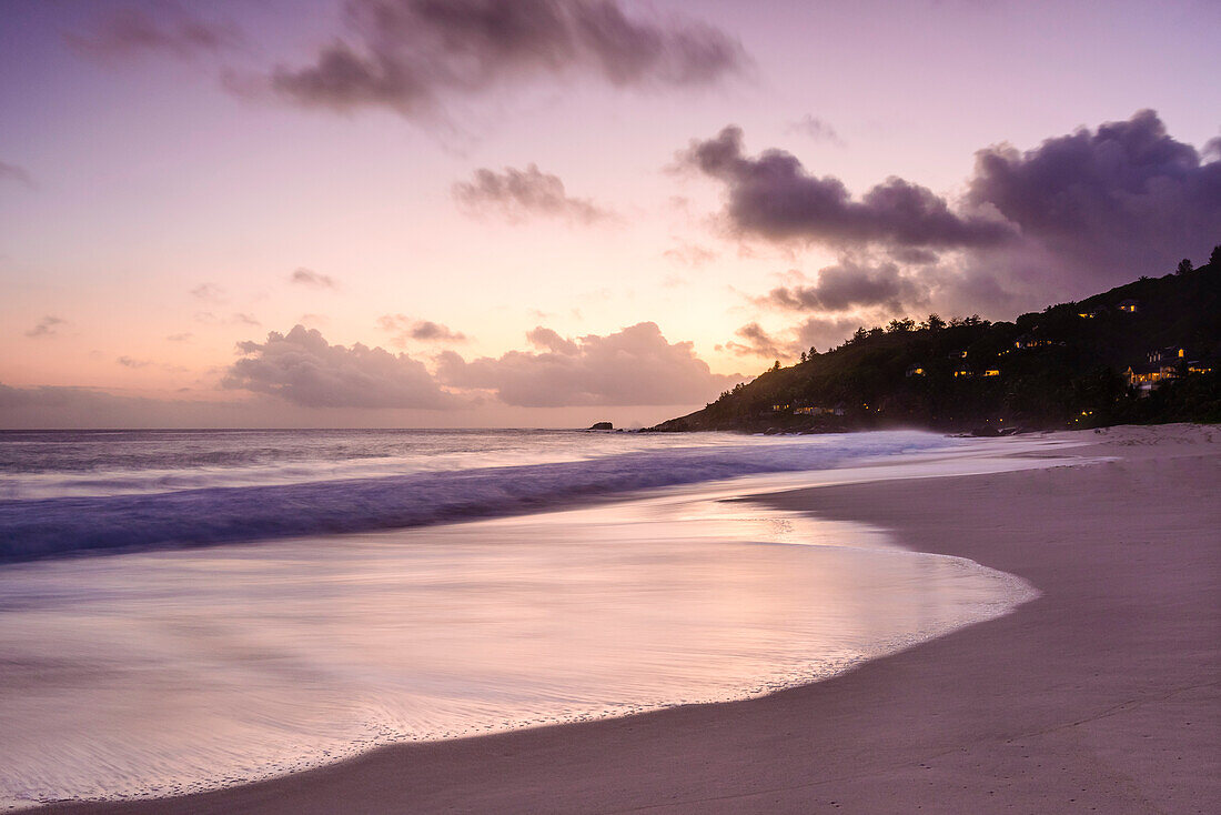 sunset at Intendance beach, Mahé, Seychelles