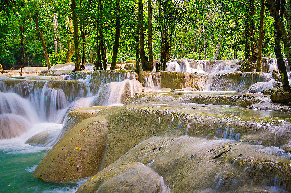 Tad se wasserfall, Houay Se, Luang Prabang, Laos