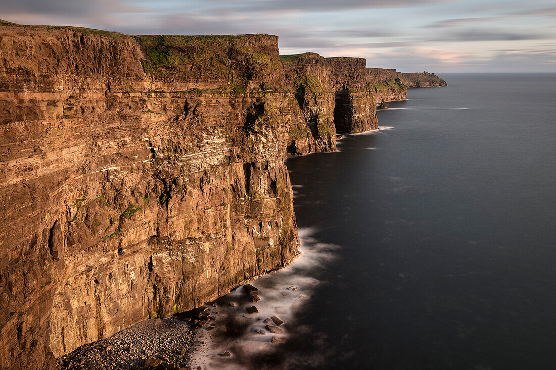 view at Cliffs of Moher, County Clare, Wild Atlantic Way, Ireland, Europe