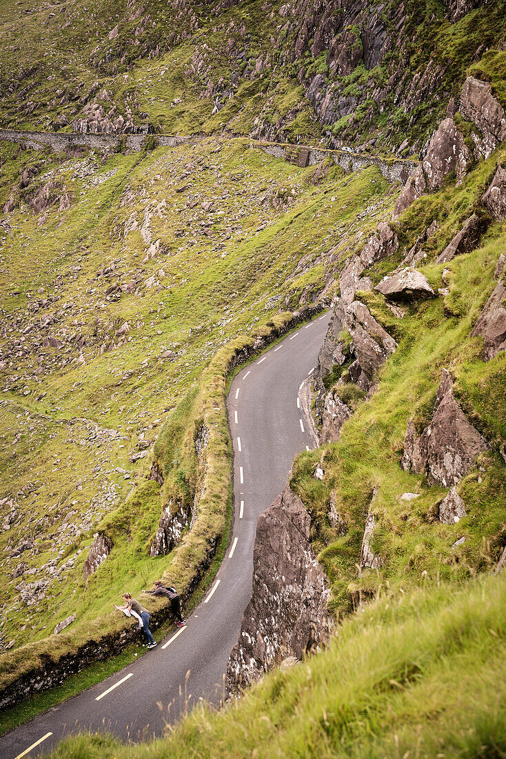 cloudy movement at Connor Pass, Dingle Peninsula, County Kerry, Ireland, Wild Atlantic Way, Europe