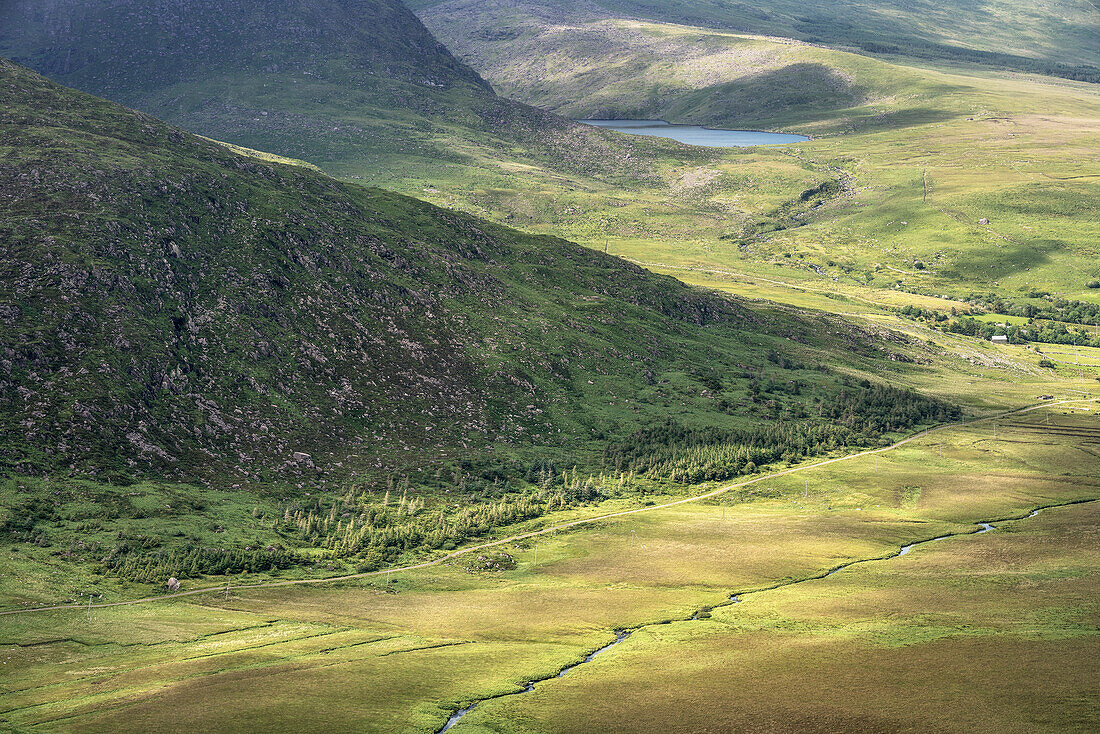 cloudy movement at Connor Pass, Dingle Peninsula, County Kerry, Ireland, Wild Atlantic Way, Europe