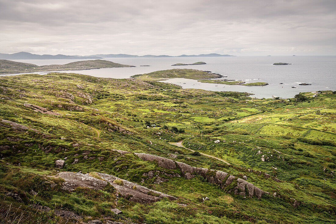 view at Derrynane National Park, County Kerry, Ireland, Ring of Kerry, Wild Atlantic Way, Europe