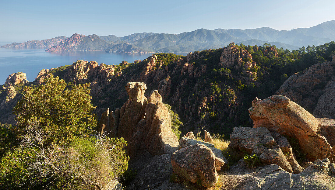 Les Calanques de Piana, the Golfe de Porto, Corsica, France