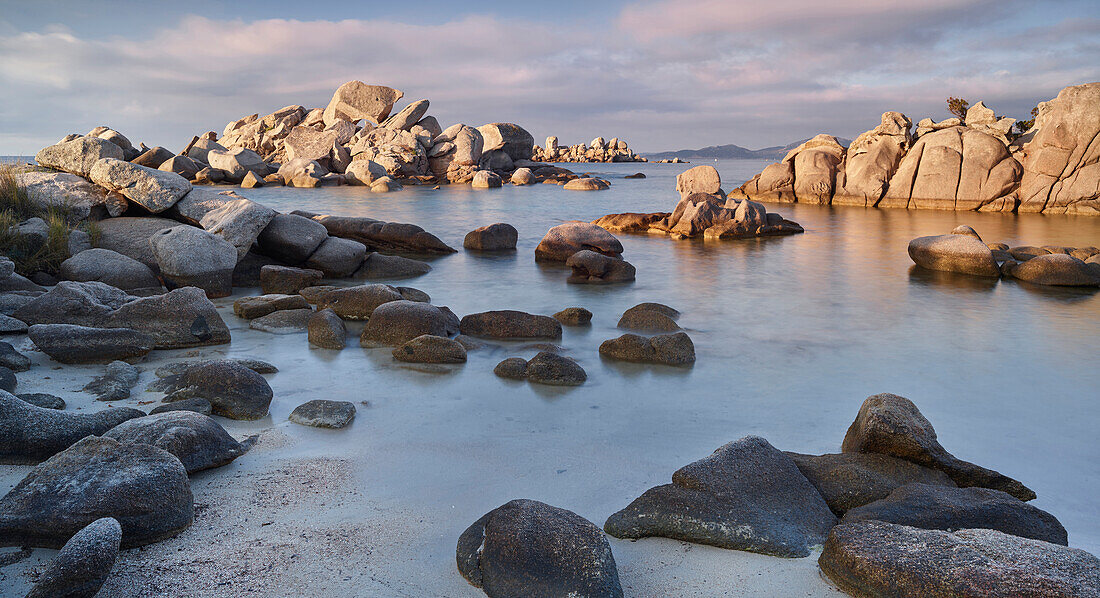 Palombaggia, Corsica, France rocks at the plage
