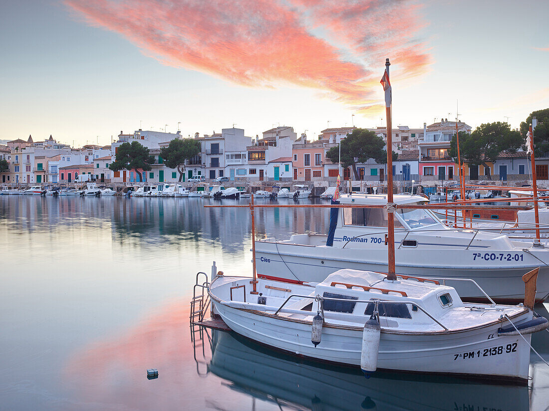 Hafen, Porto Colom, Mallorca, Balearen, Spanien