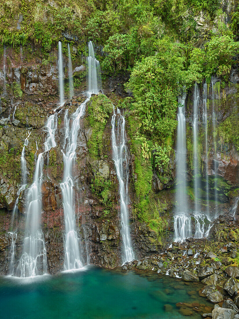 waterfall Cascade de la Grande Ravine, Langevin