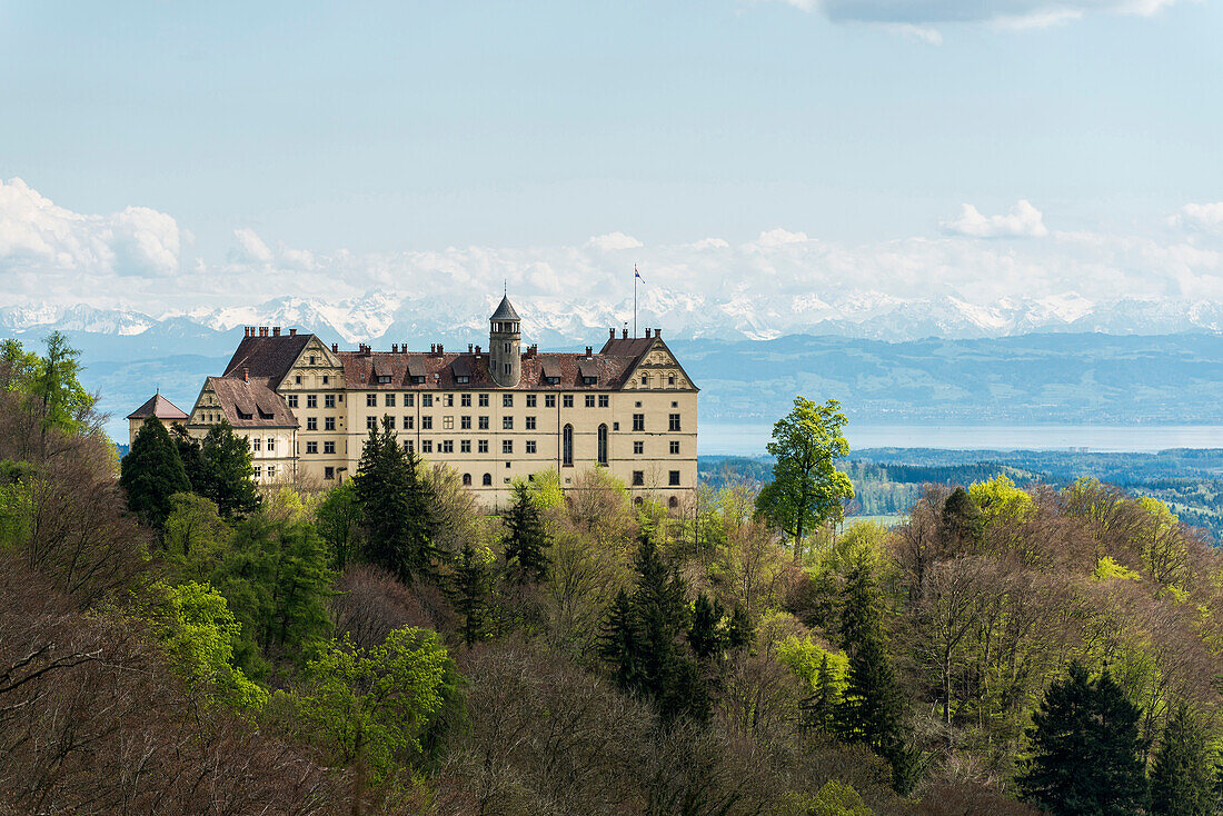 Heiligenberg Castle, Renaissance castle, Heiligenberg, Lake Constance District, Linzgau, Lake Constance, Baden-Württemberg, Germany