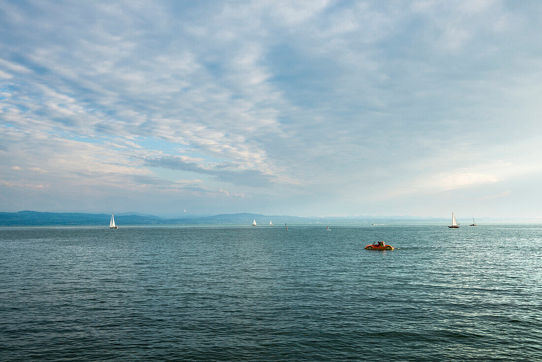 Segelboote, Friedrichshafen, Bodensee, Baden-Württemberg, Deutschland