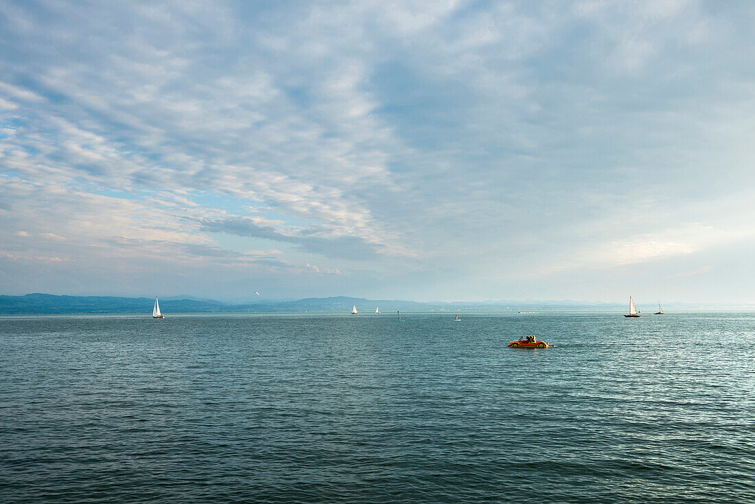 sailing ships, Friedrichshafen, Lake Constance, Baden-Württemberg, Germany