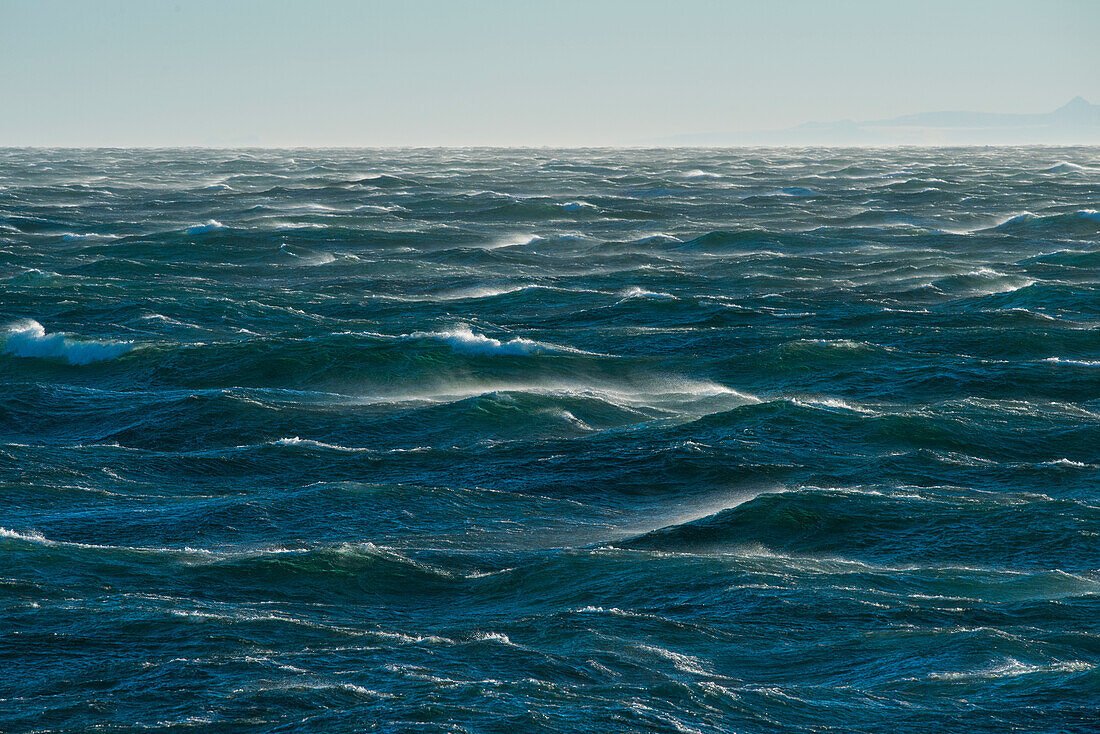 Rough seas and high winds rage, Ross Sea, Antarctica