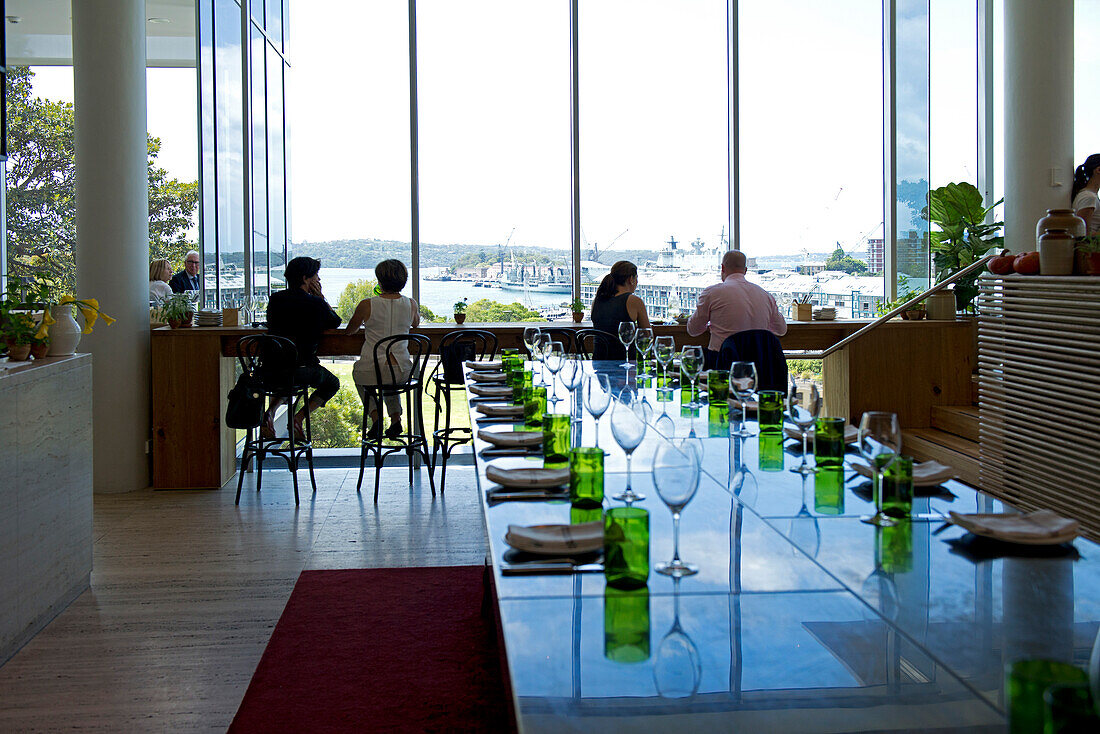 The restaurant Chiswick at the Gallery in the Art Gallery of New South Wales, Sydney, New South Wales, Australia