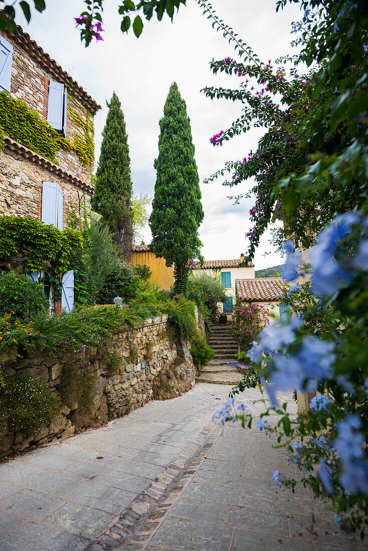 Grimaud Medieval village, Var, Provence Alpes Cote d'Azur region, France