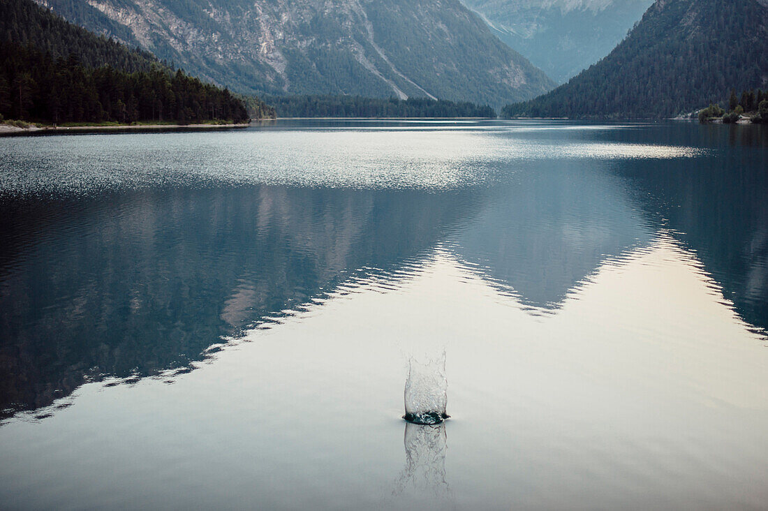 Landscape at Plansee, Reutte, Tirol, austria, europe.