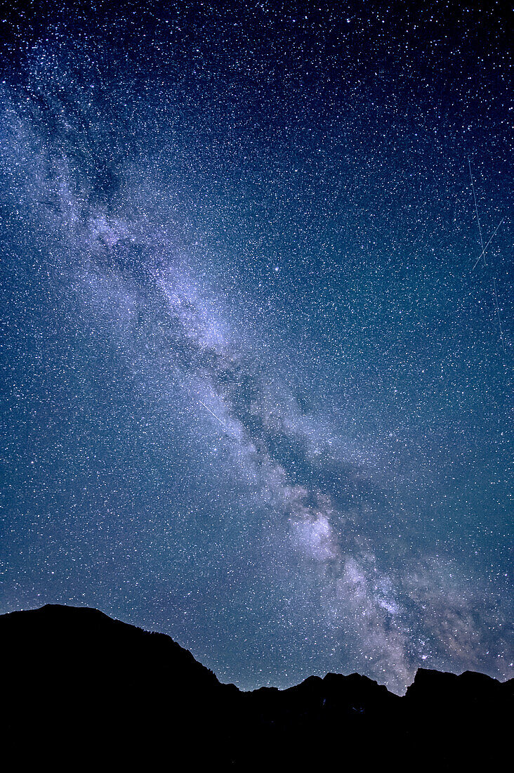 Landschaft am Plansee bei Nacht, Plansee, Reutte, Tirol, Österreich, Europa.