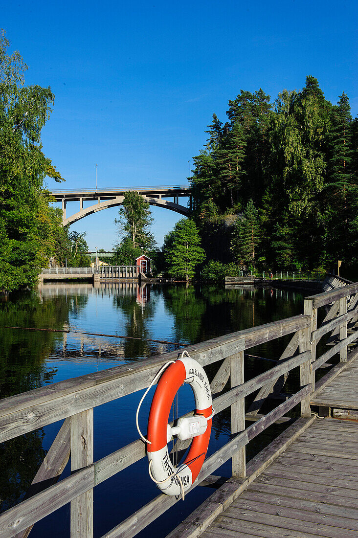 Viaduct in Håverud on Dalsland Canal, Sweden