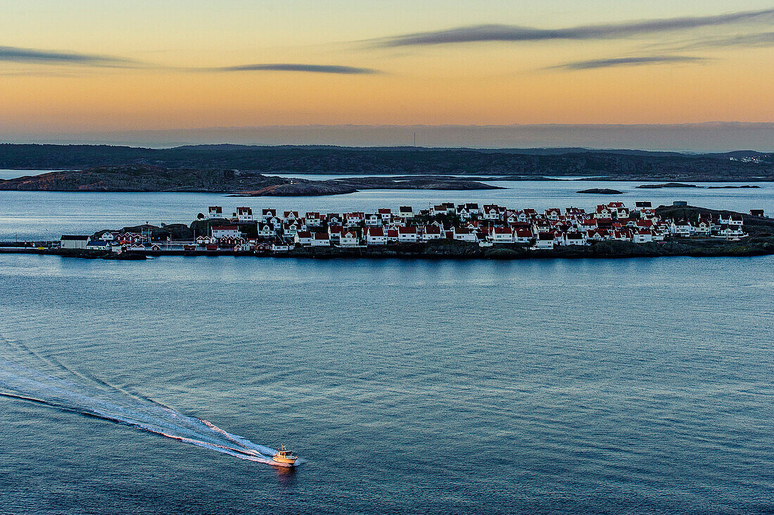 View from the local mountain of Rönnäng, Tjörn, Bohuslän, Sweden