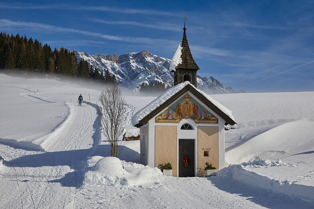 Wetter Herrenkapelle auf der Jufenalm, Maria Alm, Salzburg, Österreich