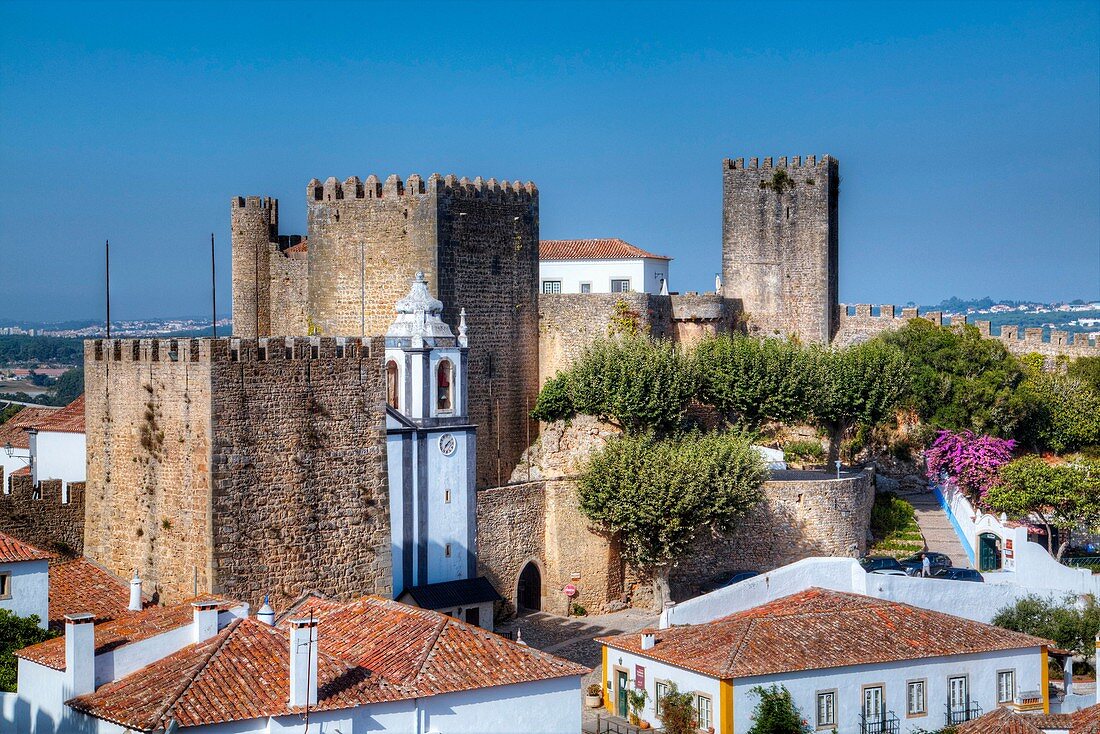 Medieval Castle, Obidos, UNESCO World Heritage Site, Portugal