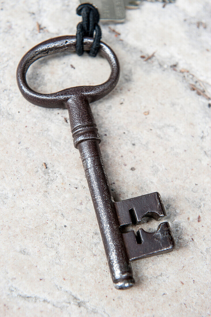 historischer Schlüssel, Gabrielskapelle, Mausoleum, Kuppeldach, Sebastiansfriedhof, Salzburg, Österreich, Europa