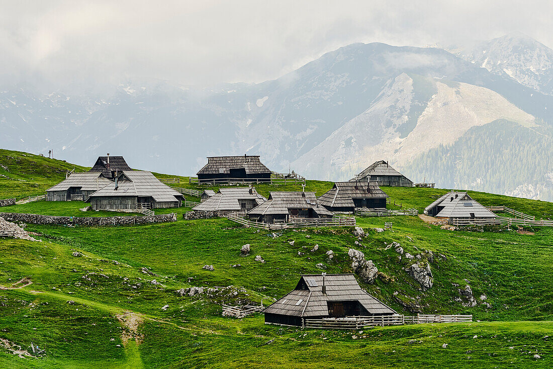 Shepherd Huts In The Kamnik–savinja Alps; Slovenia