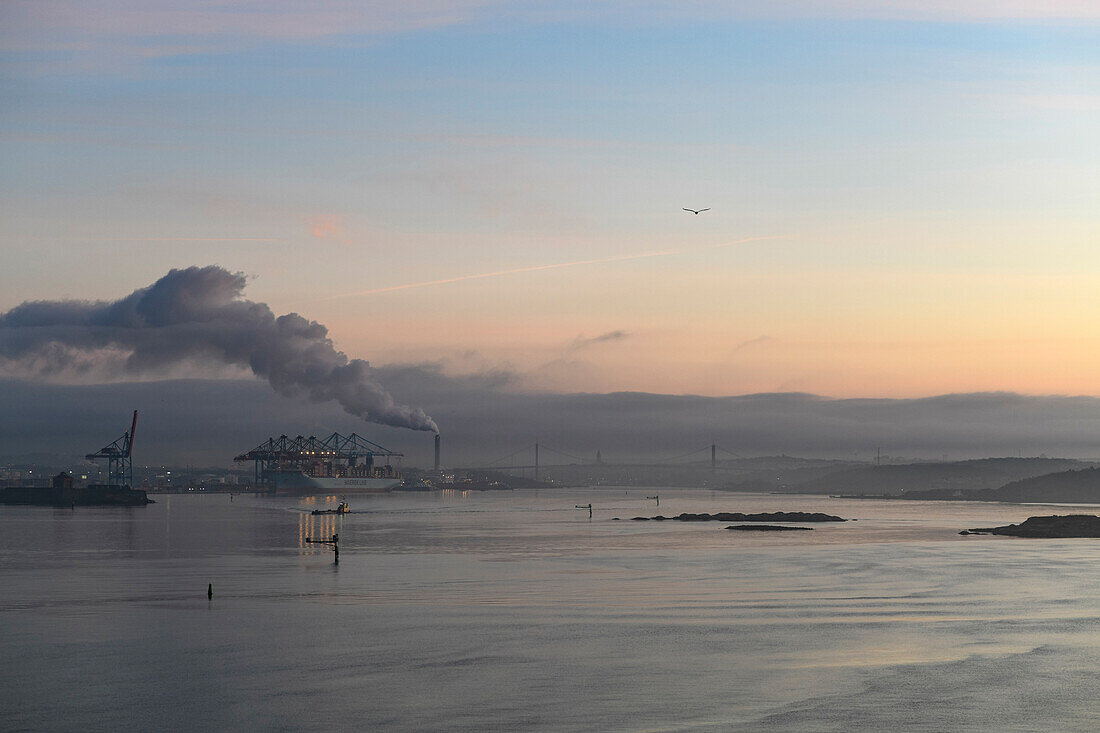 Hafen in Göteborg, Schweden