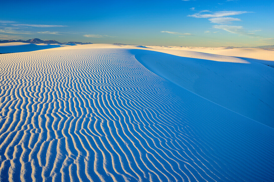 Weiße Sanddünen, White Sands National Monument, New Mexico, USA