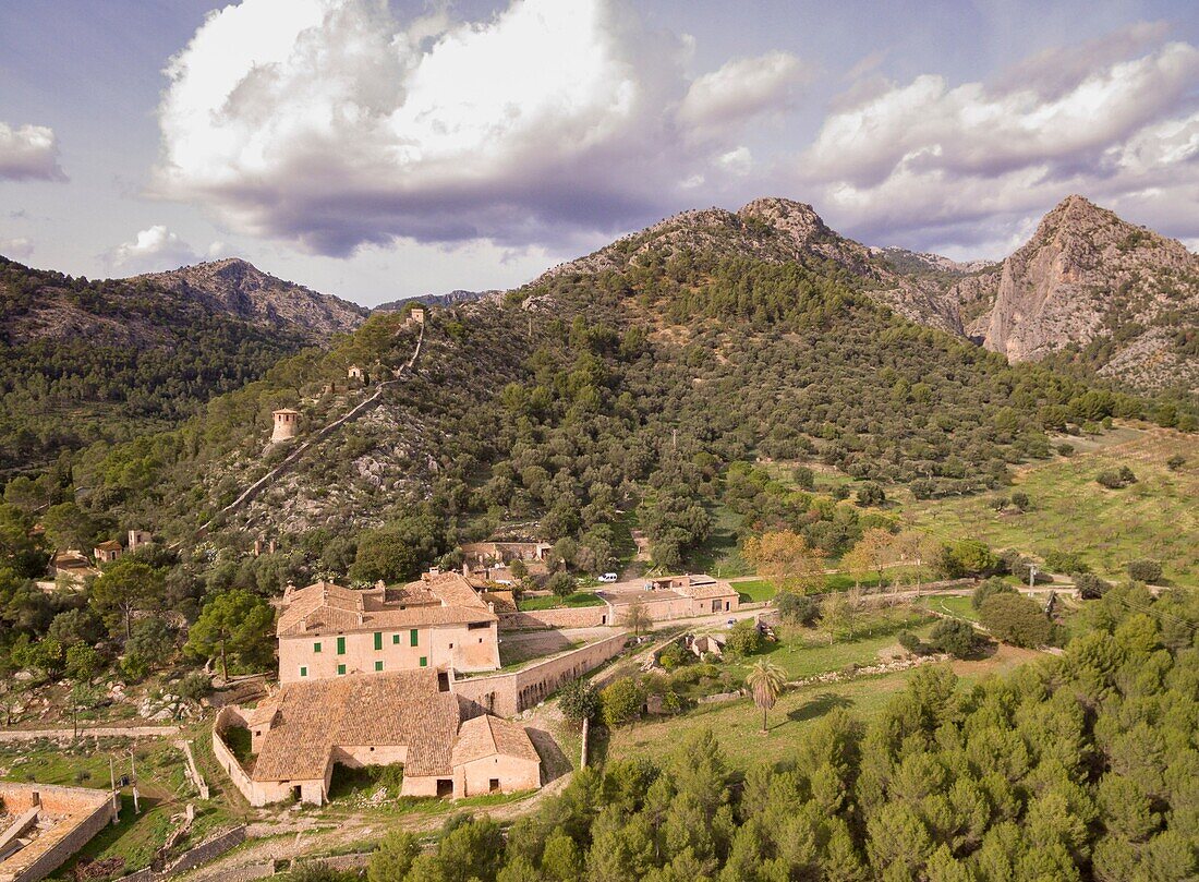 Biniazar, Besitz arabischer Herkunft, Gemeinde Bunyola, Mallorca, Balearen, Spanien