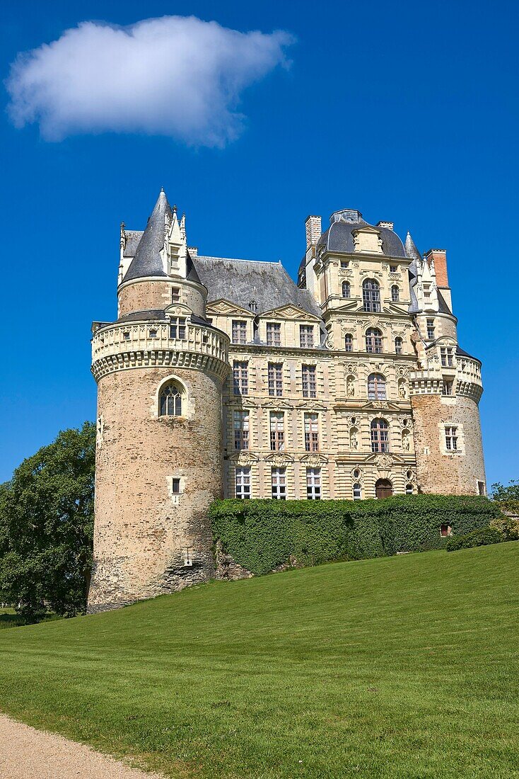 Brissac Castle, Brissac-Quince, Angers District, Maine-et-Loire department, Pays de la Loire, Loire Valley, UNESCO World Heritage Site, France, Europe.