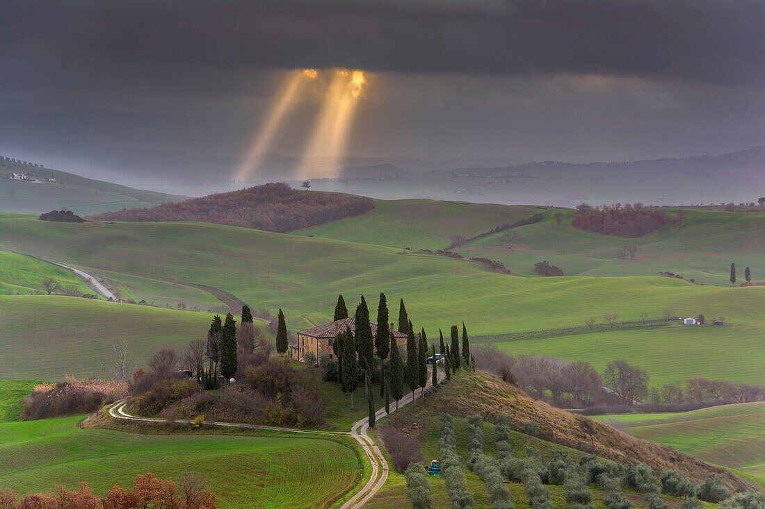 Orcia valley, Siena province, Tuscany, Italy.
