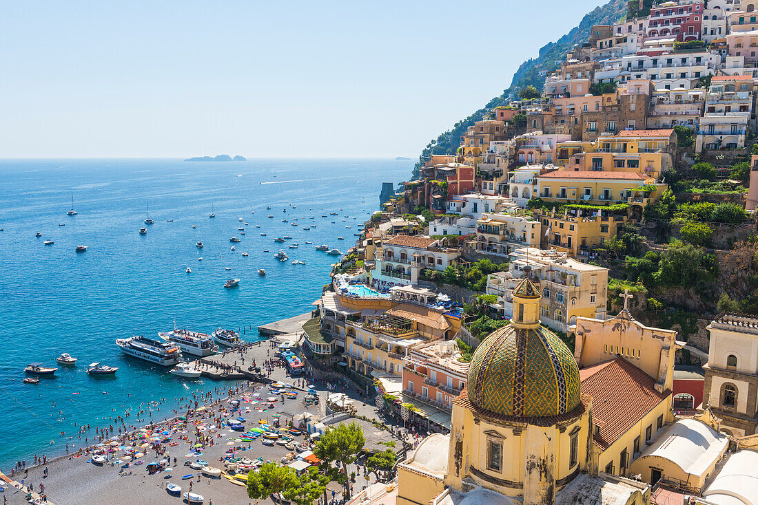 Positano,Amalfi Coast,Salerno Province,Campania,Italy