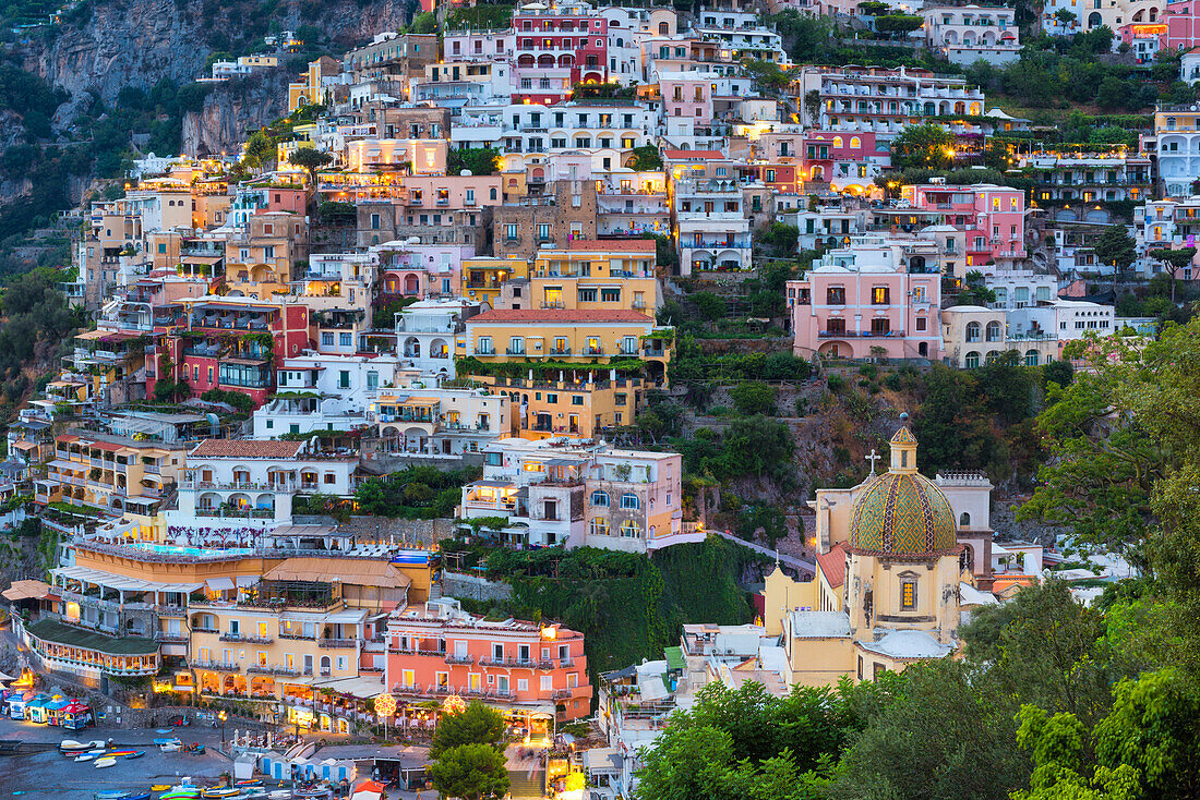 Positano,Amalfi coast,Salerno province,Campania,Italy