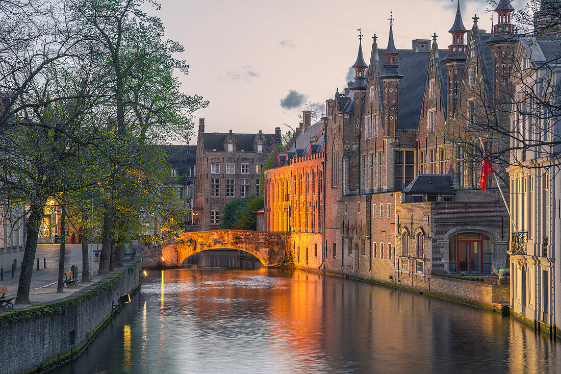 The old town of Bruges, Belgium