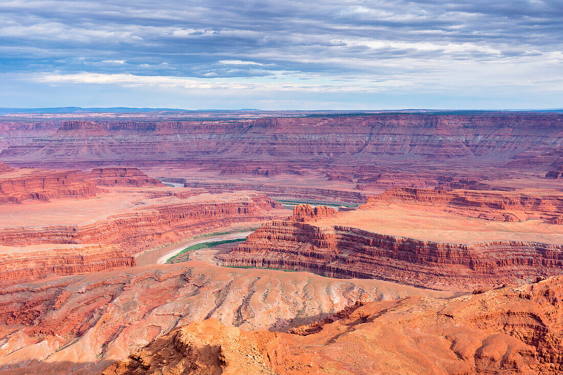 Sunset at Dead Horse Point State Park, Moab, Utah, USA