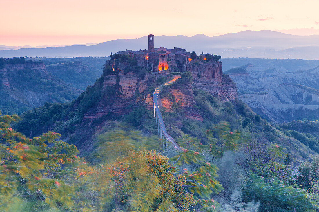 Europe,Italy,Lazio,Viterbo district. Civita di Bagnoregio