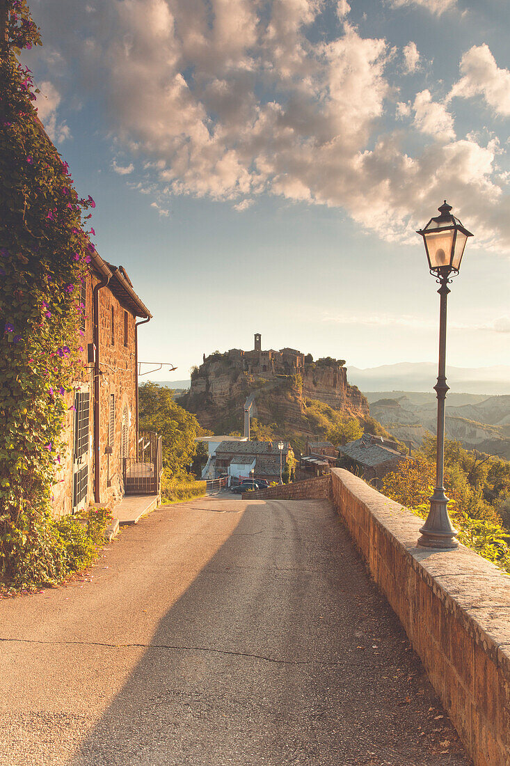 Europe,Italy,Lazio,Viterbo district. Civita di Bagnoregio