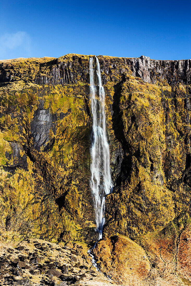 waterfall near Seljalandsfoss, iceland, europe