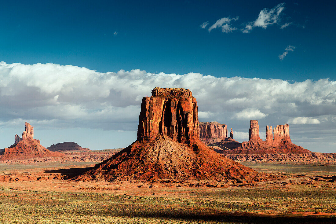 The Mittens Butte in Monument Valley, Arizona, Utah, USA