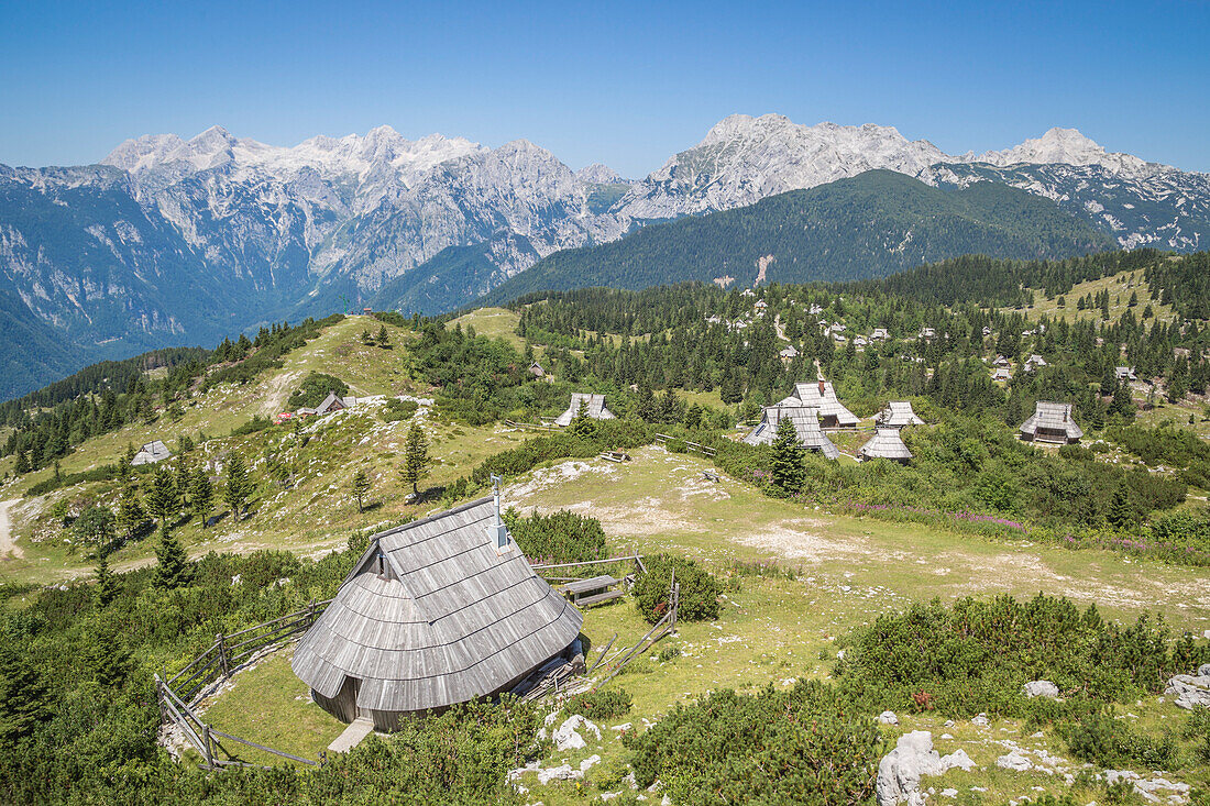 Velika Planina plateau, Central Slovenian region, Slovenia