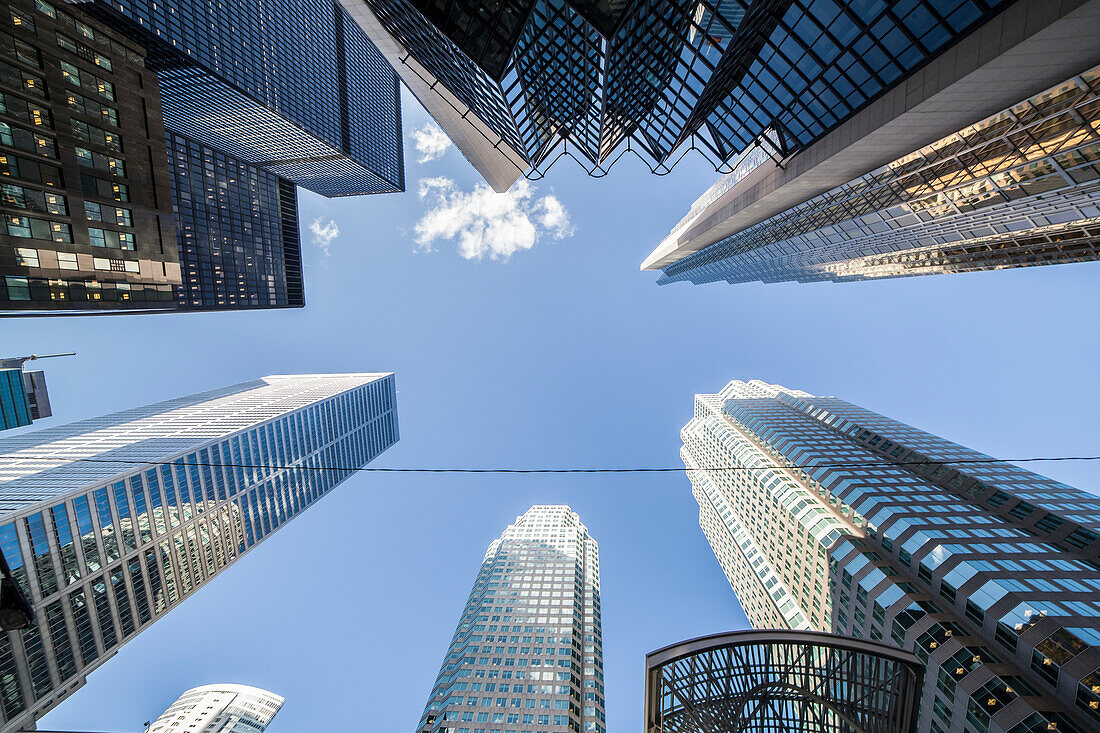 Skyscrapers in downtown Toronto; Toronto, Ontario, Canada